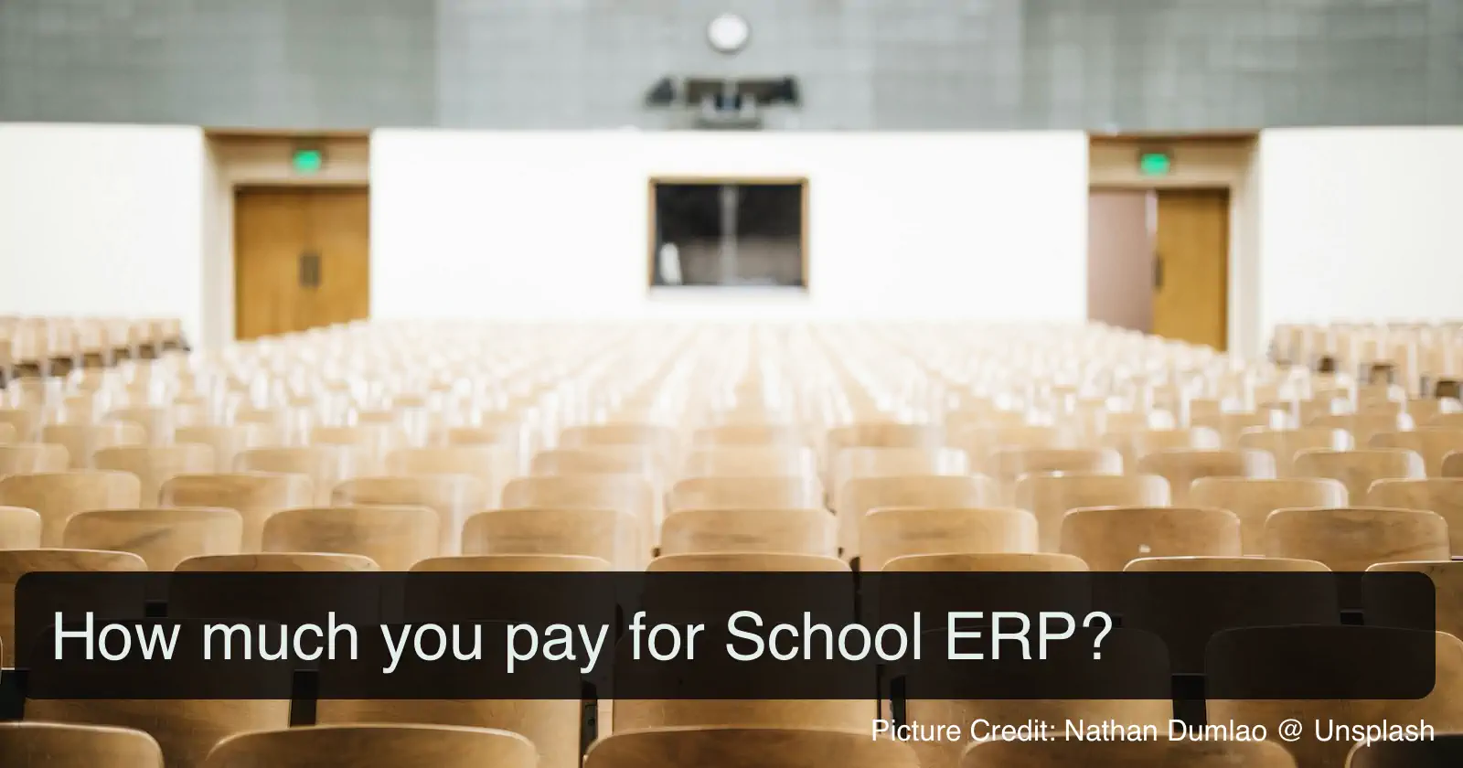 How Much You Pay for School ERP?