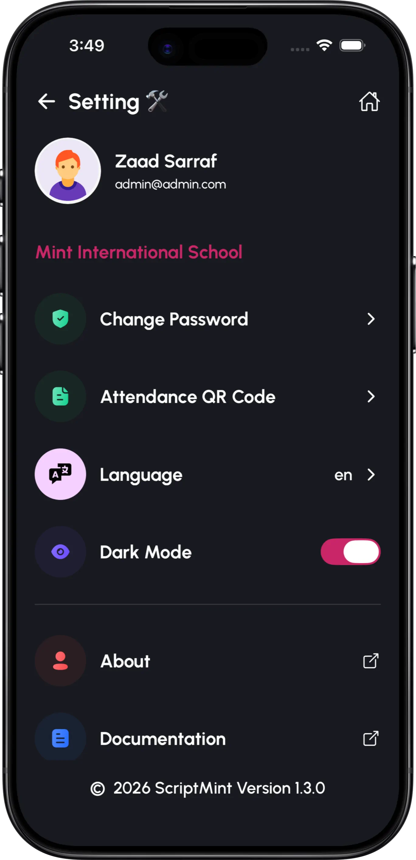 InstiKit mobile app